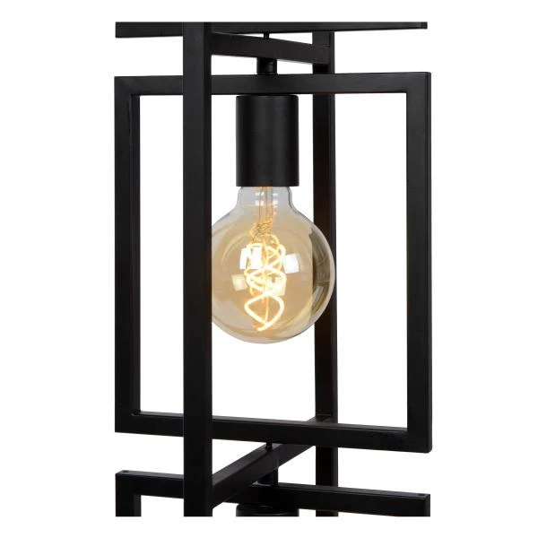 Lucide LUUK - Floor lamp - 3xE27 - Black - detail 3